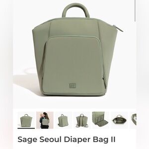 Freshly Picked Sage Seoul Diaper Bag